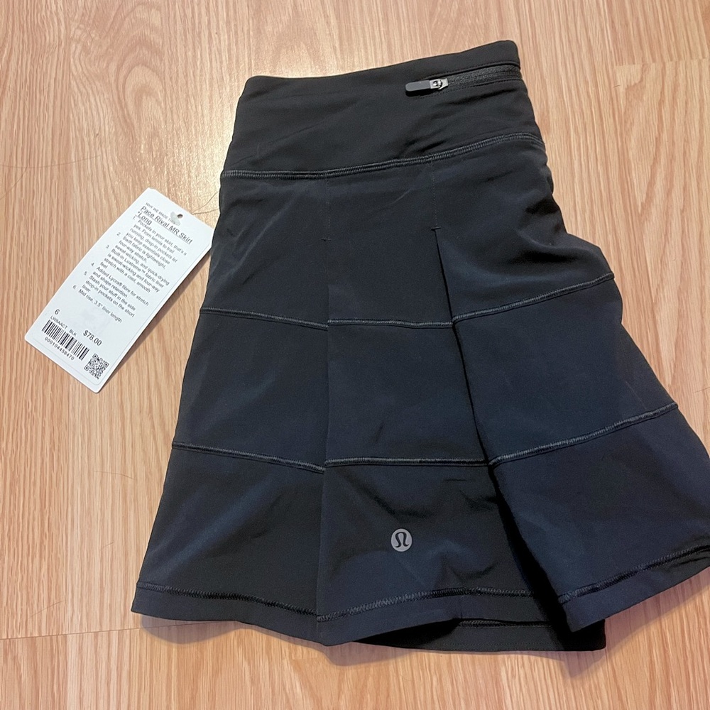lululemon pace rival skirt LONG size 6